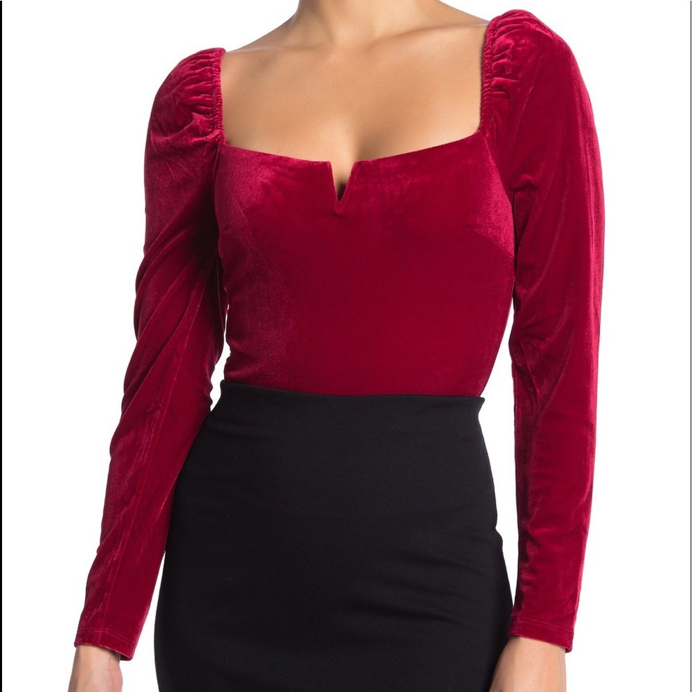 Velour bodysuit